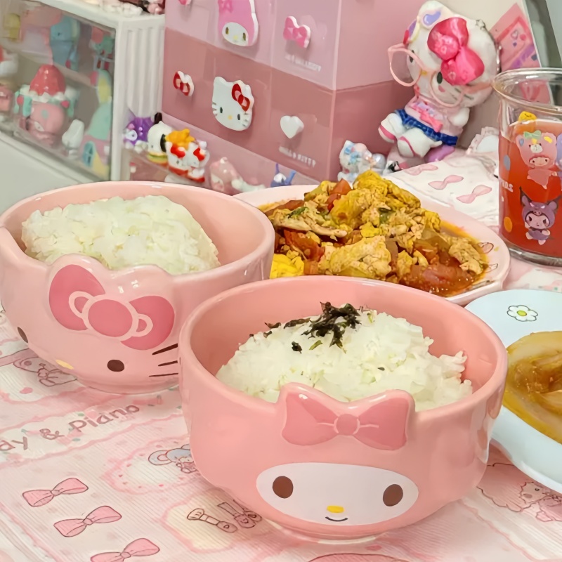 Meal Prep Bowl - Sanrio Seramik Pirinç Kasesi Sevimli Karikatür