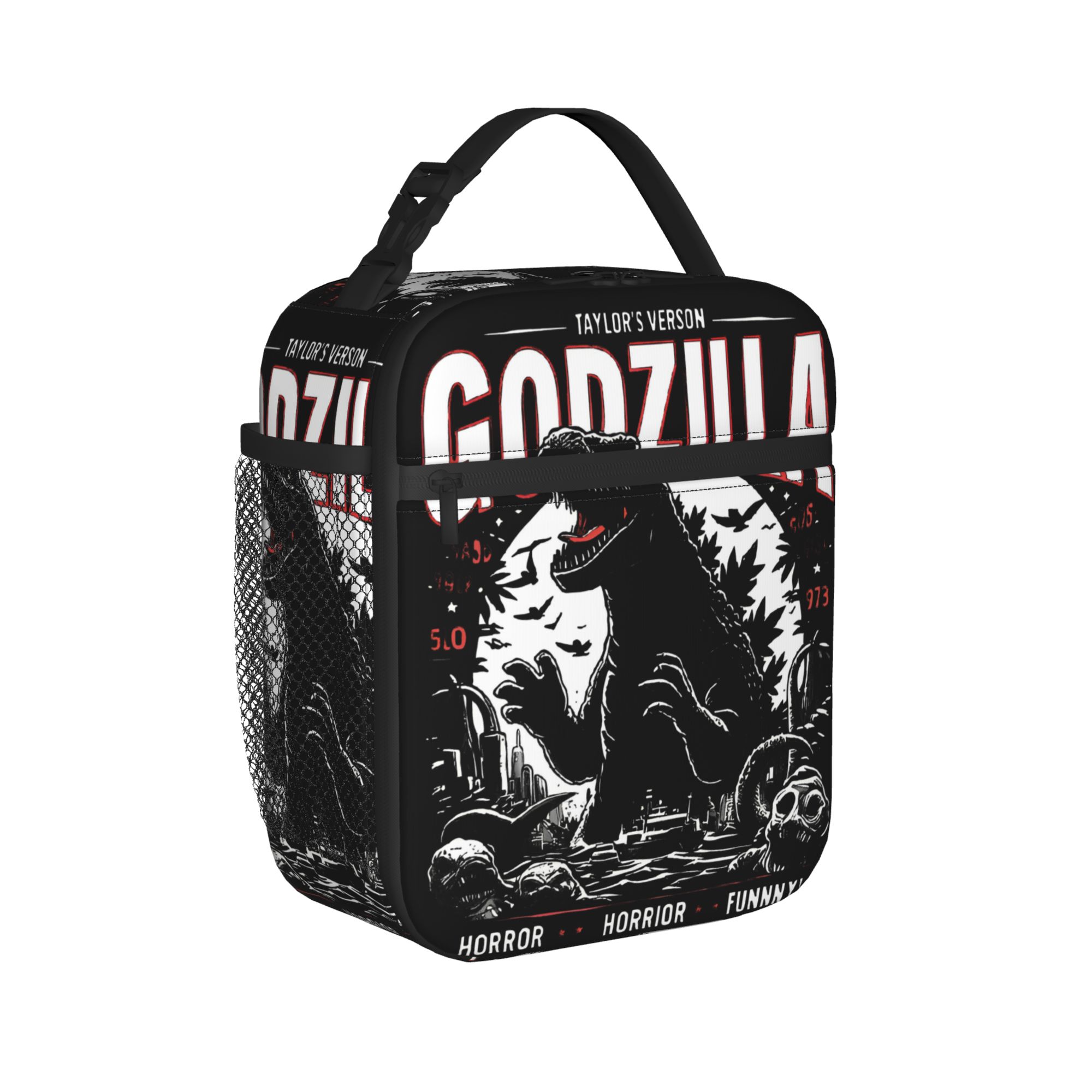 Meal Prep Bag - Godzillaed Anime Yalıtımlı Öğle Yemeği Çantaları