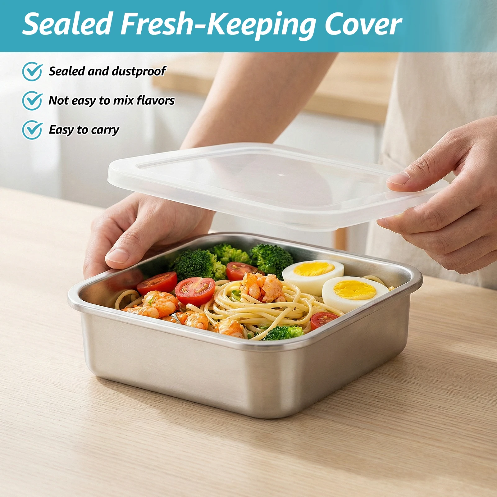 2'si 1 Arada Paslanmaz Çelik M - Meal Prep Bowl incelemesi ve fiyatı