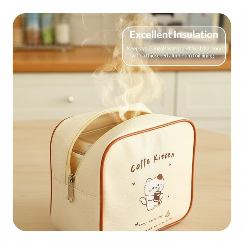 [J] Sevimli Karikatür Yalıtıml - Meal Prep Bag incelemesi ve fiyatı