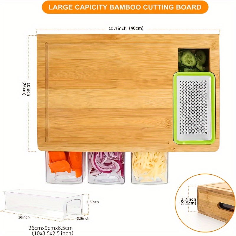 Bambu Kesme Tahtası ve Kapları - Meal Prep For Cutting incelemesi ve fiyatı