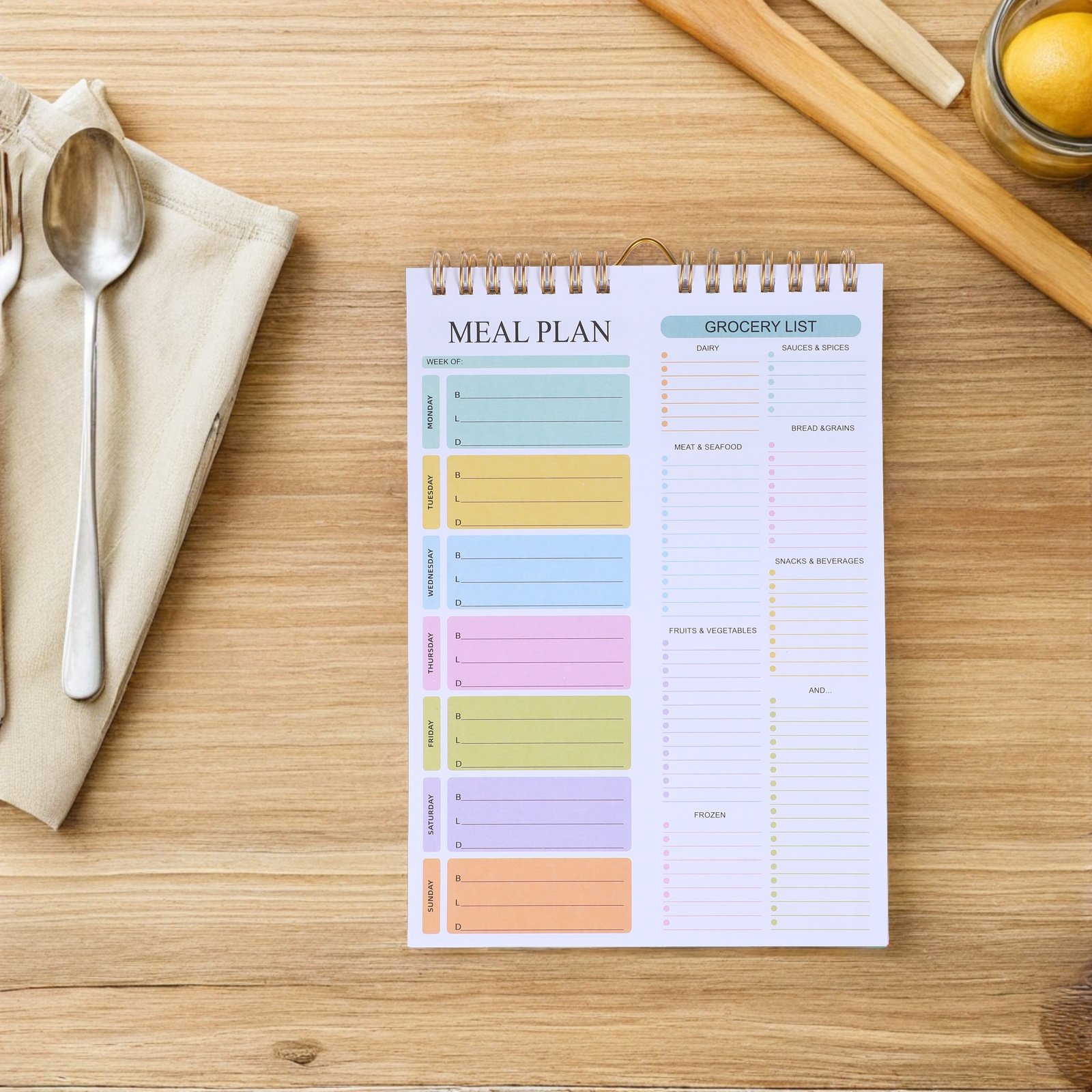 52 Sayfa A5 Haftalık Yemek Pla - Meal Prep Grocery List incelemesi ve fiyatı
