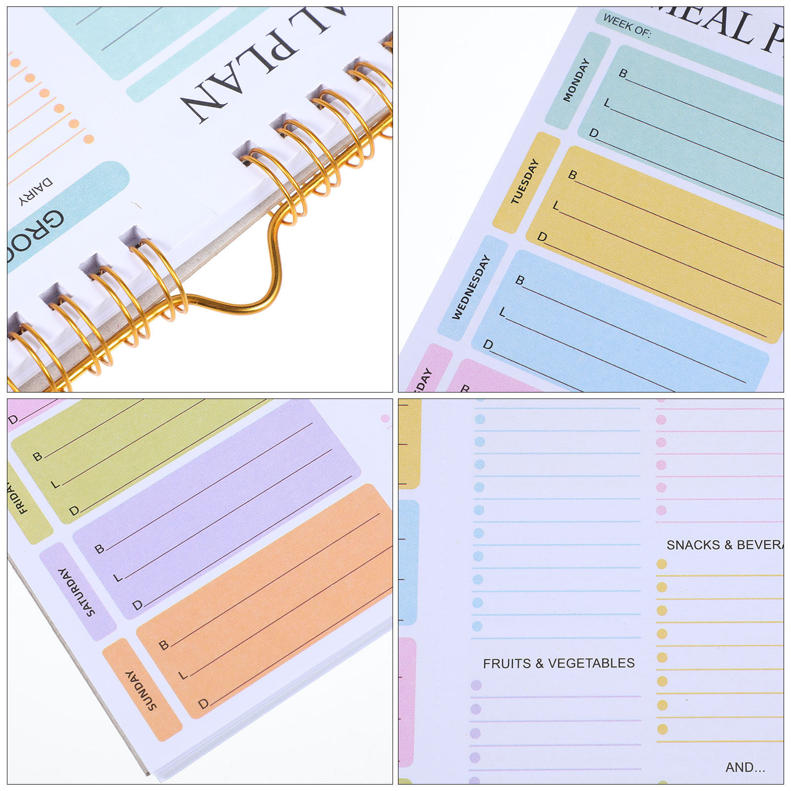 52 Sayfa A5 Haftalık Yemek Pla - Meal Prep Grocery List incelemesi ve fiyatı