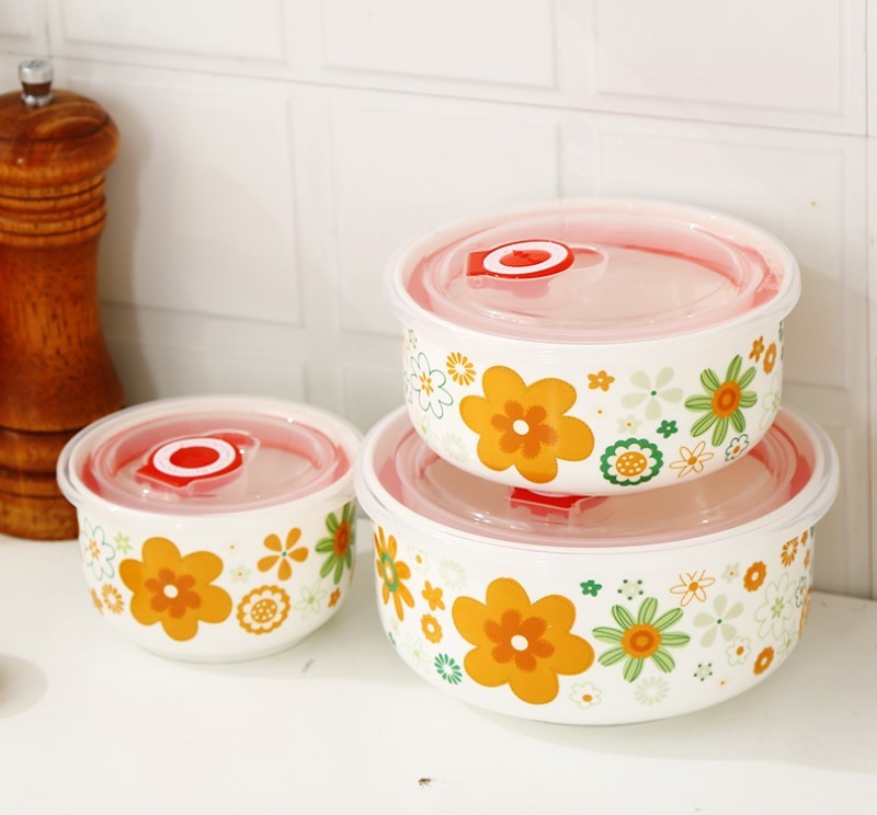 Üç parçalı set, ince kemik çin - Meal Prep Bowl incelemesi ve fiyatı
