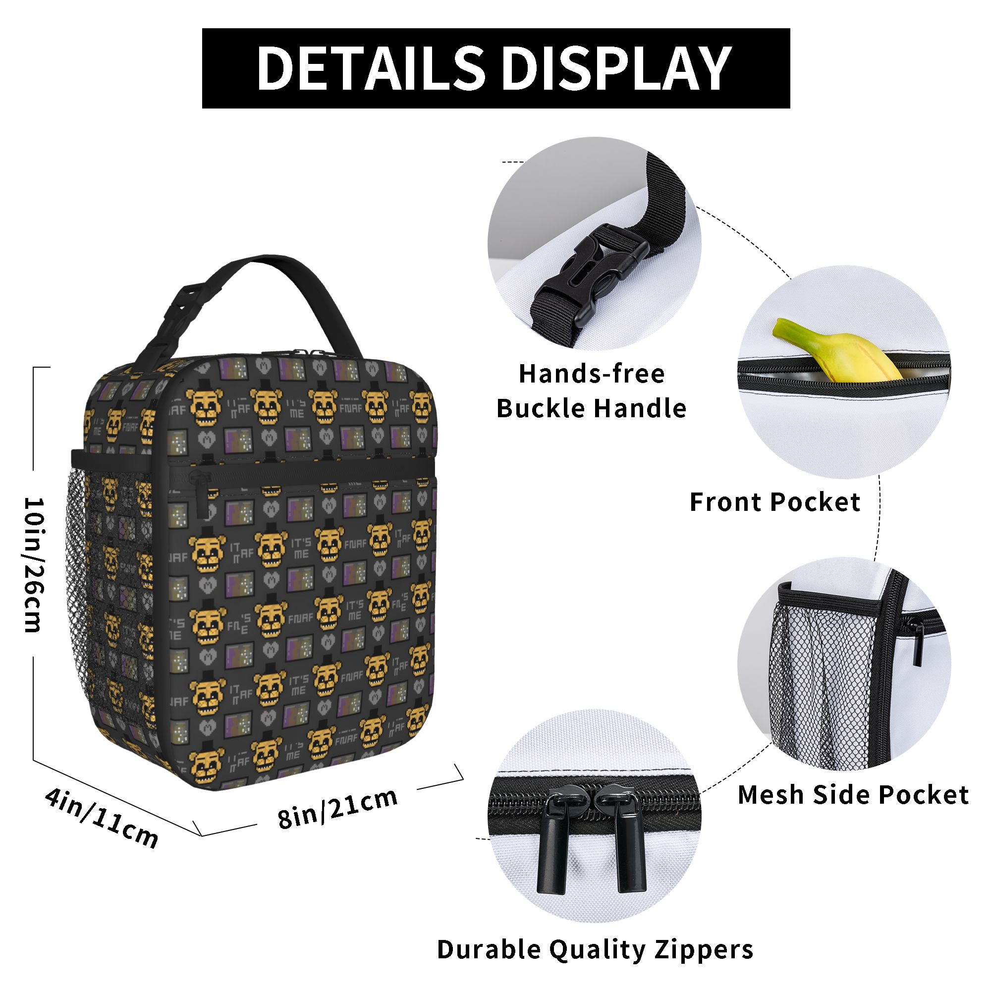 Özel FNAF At Freddys Taşınabil - Meal Prep Bag incelemesi ve fiyatı