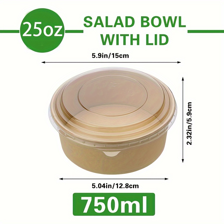 25Oz/750Ml 25/50'li Paket Kapa - Meal Prep Bowl incelemesi ve fiyatı