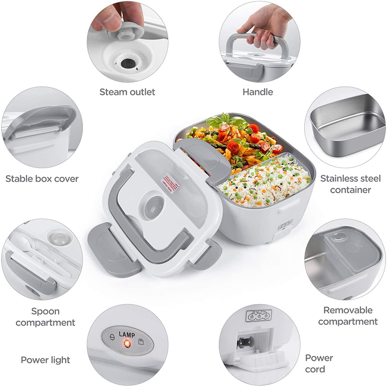 Paslanmaz çelik elektrikli ısı - Meal Prep Bag incelemesi ve fiyatı